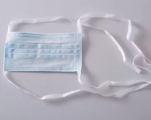 Mascarilla Quirrgica Facemasks 3 Ply Disposable Non Woven Surgical Medical Tie on Mask