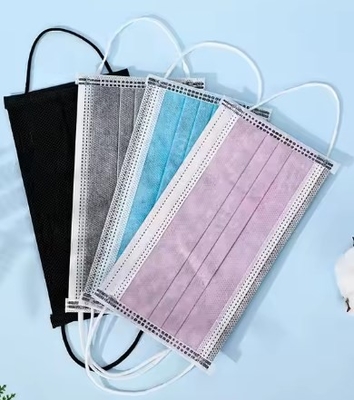Disposable Non Woven Lab 4ply High Quality Cleanroom Face Mask Cleanroom Active Carbon Face Masks